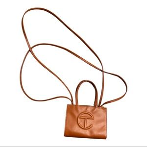 Small Tan Shopping Bag